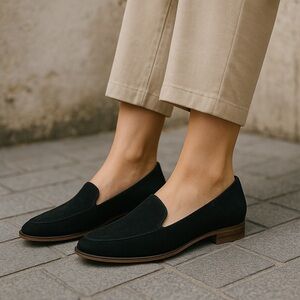 Dolce Vita | Pixy Black Suede Loafers Size 9 Casual Classic Office